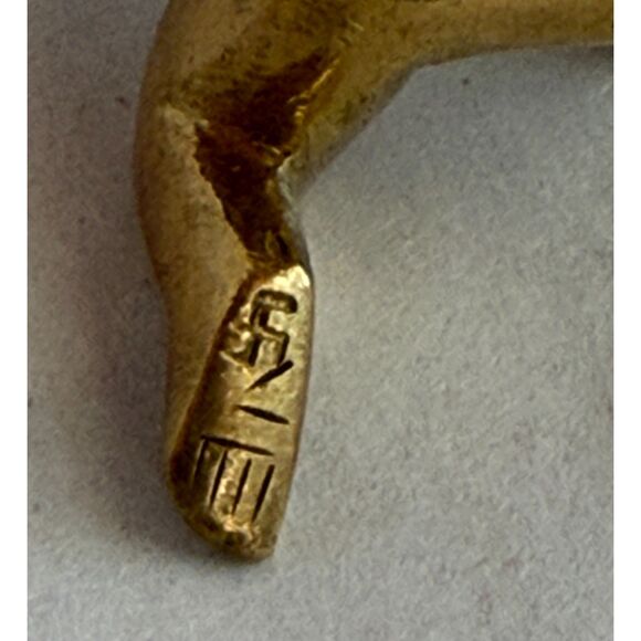 Vintage Brass Makhan Chor Laddu Gopal Baby Krishna Statue - Picture 8 of 9